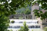 Der Fluß Metauro und die römische Brücke in Fermignano