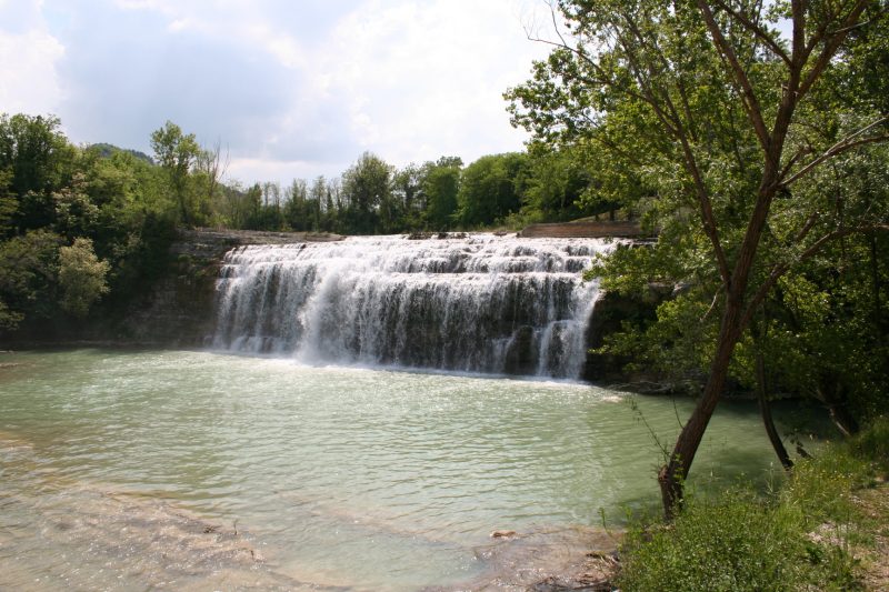 La Cascata del Sasso del fiume Metauro