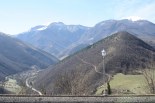 Monte Catria und Monte Acuto aus Frontone
