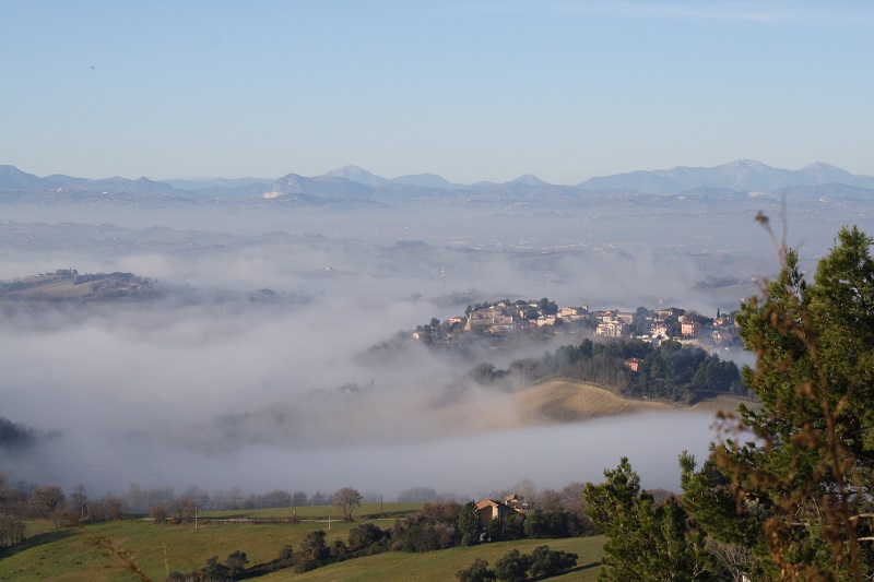 Panorama da Paterno, comune di Ancona