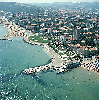 La spiaggia di Pesaro