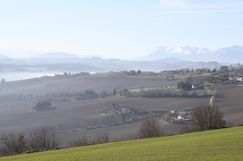 Between Monte San Giusto and Mogliano