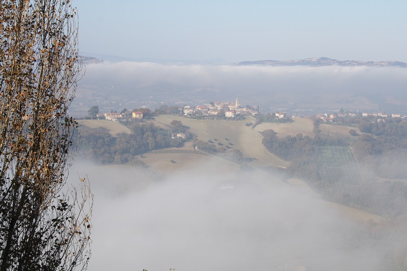 Vista da Sorbolongo, comune di Sant'Ippolito