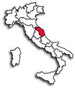 Karta över Italian