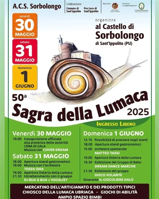 Sagra della Lumaca - Sorbolongo - Eventi Marche 2025